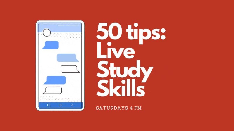 50 tips: Live Study Skills